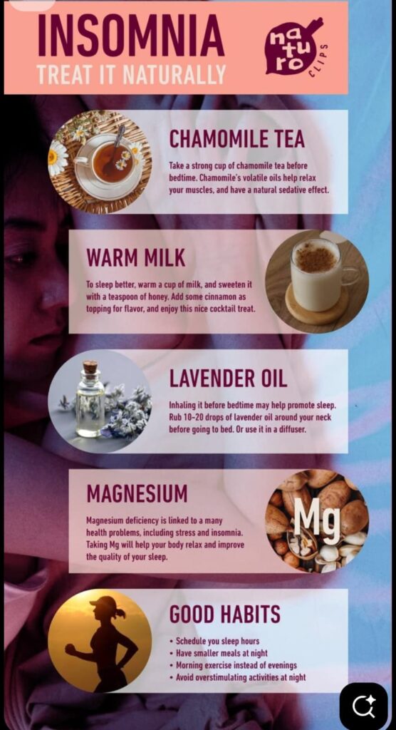 Insomnia treat it naturally