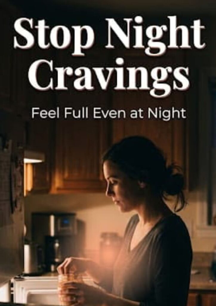 Person experiencing nighttime stress eating after a stressful