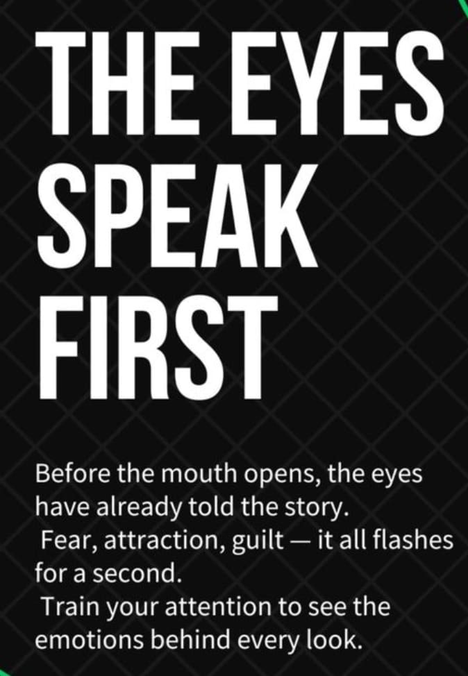 Eye contact can signal attention and connection, but context matters.
